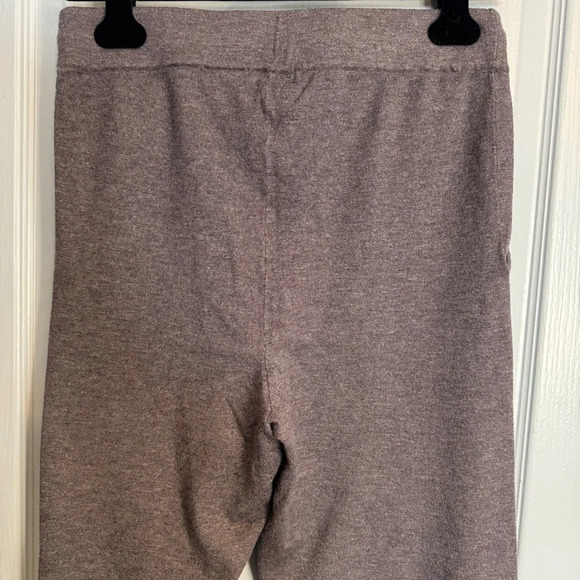 H&M Basics Grey  Purple Split Hem Lounge Pants Soft Comfortable Loungewear EUC - Picture 8 of 14